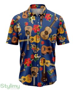 Ukulele Hibiscus Hawaiian Shirt For Men And Women Product Photo 1