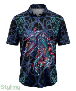 Unicorn Blue Mandala Aloha Cute Summer Gift 3D Hawaiian Shirt Product Photo 1