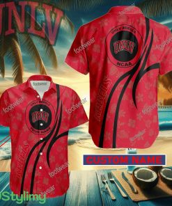 UNLV Rebels Custom Name Hawaiian Shirt New For Men Women Fans Gift - UNLV Rebels Custom Name Hawaiian Shirt New For Men Women Fans Gift