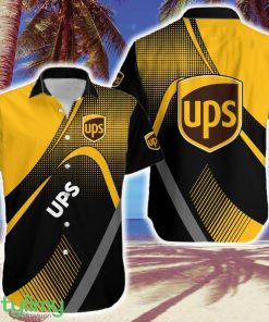 Ups Bold Brand All Over Print Hawaiian Shirt For Men And Women - Ups Bold Brand All Over Print Hawaiian Shirt For Men And Women