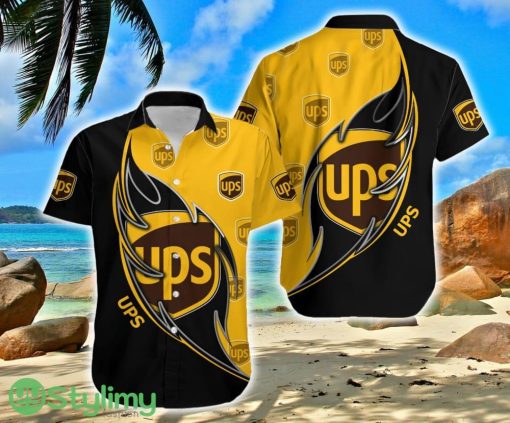 UPS Logo Brand Hawaiian Shirt Gift Summer For Men Women