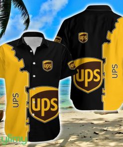 UPS Retro Logo Brand Pattern Hawaiian Shirt Gift Summer For Men Women - UPS Retro Logo Brand Pattern Hawaiian Shirt Gift Summer For Men Women