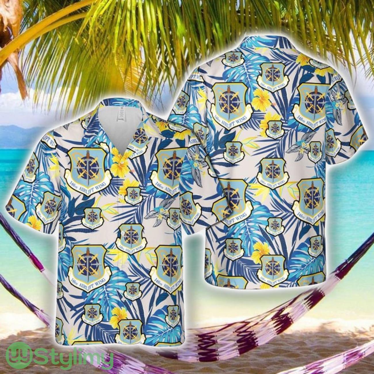 US Air Force California Air National Guard, 146th Airlift Wing Hollywood Guard Hawaiian Shirt Aloha Summer Vacation Gift 2 US Air Force California Air National Guard, 146th Airlift Wing Hollywood Guard Hawaiian Shirt Aloha Summer Vacation Gift Product Photo 1