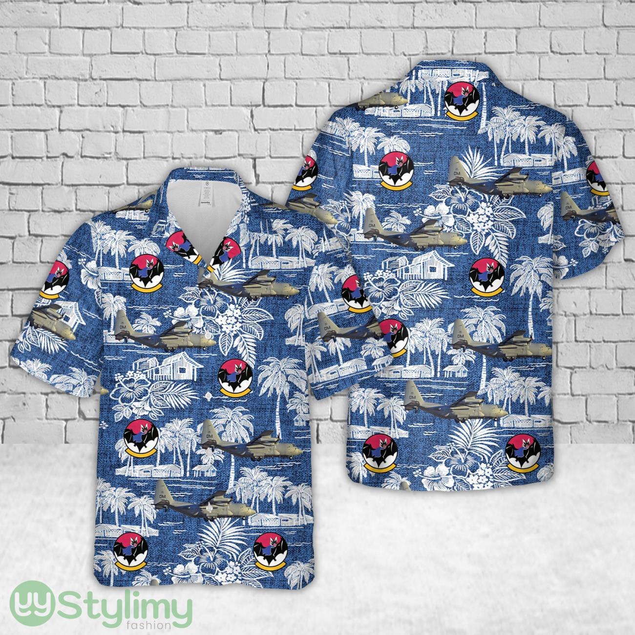 US Air Force Lockheed EC-130H Compass Call of the 43d Electronic Combat Squadron 64-14862 3D Hawaiian Shirt Aloha Summer Gift 2 US Air Force Lockheed EC-130H Compass Call of the 43d Electronic Combat Squadron 64-14862 3D Hawaiian Shirt Aloha Summer Gift Product Photo 1