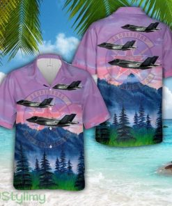 US Air Force Lockheed Martin F-35 Lightning II Of 65th Aggressor Squadron Hawaiian Shirt Product Photo 1