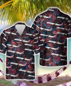 US Airlines Boeing 787-9 Dreamliner 4th of July Hawaiian Shirt Aloha Summer Vacation Gift Product Photo 1