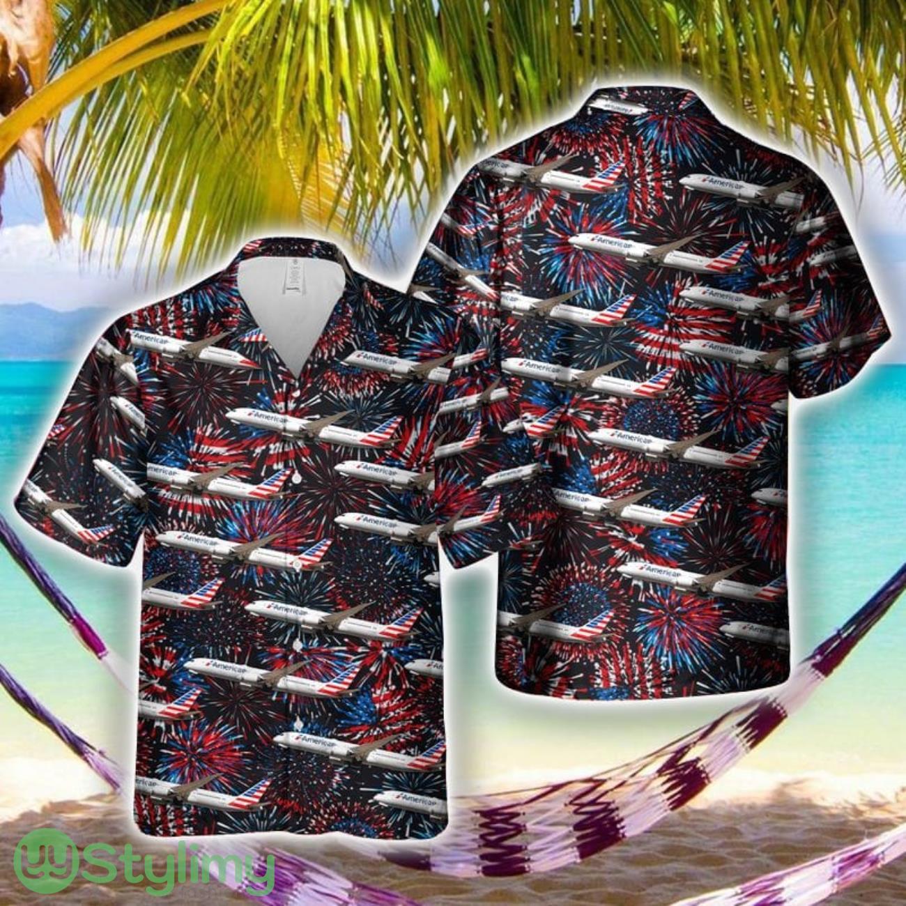 US Airlines Boeing 787-9 Dreamliner 4th of July Hawaiian Shirt Aloha Summer Vacation Gift 2 US Airlines Boeing 787-9 Dreamliner 4th of July Hawaiian Shirt Aloha Summer Vacation Gift Product Photo 1