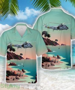 US Navy Sikorsky SH-3H Sea King Of Helicopter Sea Combat Squadron Eight (HSC-8) Eightballers Hawaiian Shirt Product Photo 1