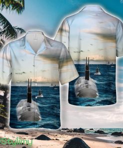 US Navy Submarine Bubblehead Hawaiian Shirt Product Photo 1