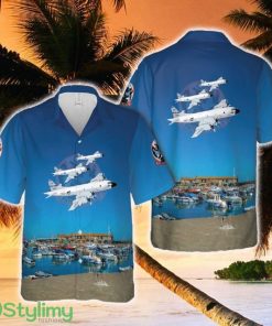 US Navy VP-50 Blue Dragon (1982) P-3C Orion Hawaiian Shirt - US Navy VP-50 Blue Dragon (1982) P-3C Orion Hawaiian Shirt