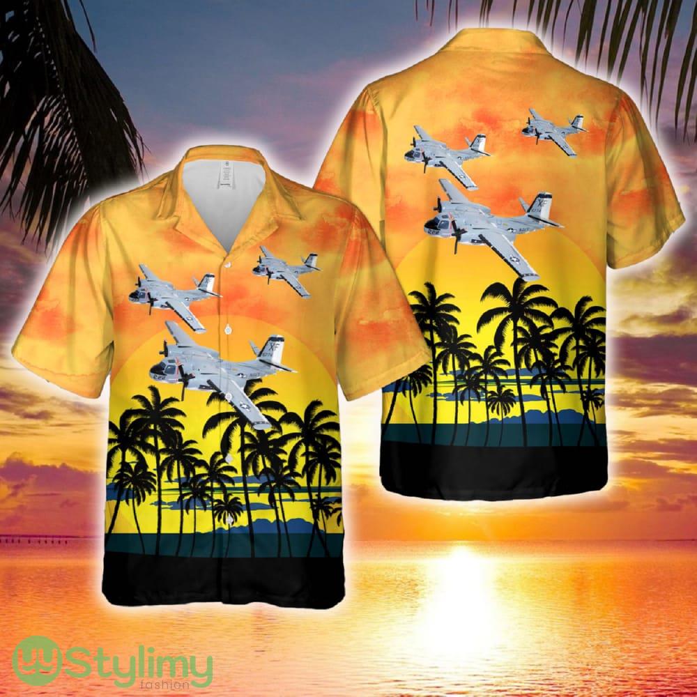 US Navy VX-4 Evaluators C-1A Hawaiian Shirt 2 US Navy VX-4 Evaluators C-1A Hawaiian Shirt - US Navy VX-4 Evaluators C-1A Hawaiian Shirt