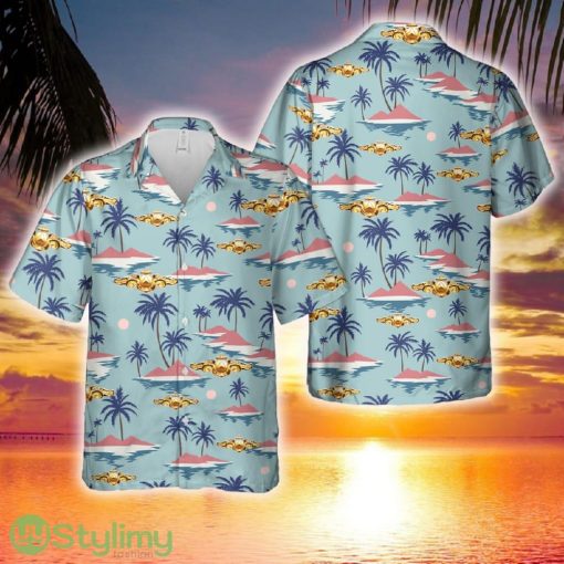 US NOAA Deck Officer insignia Hawaiian Shirt