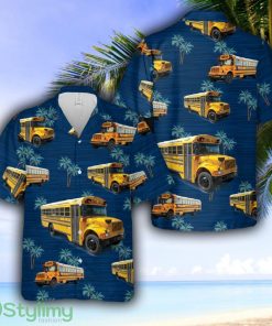 US School Bus Hawaiian Shirt - US School Bus Hawaiian Shirt