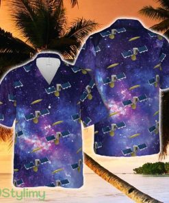 US Space Force Mobile User Objective System (MUOS) Hawaiian Shirt - US Space Force Mobile User Objective System (MUOS) Hawaiian Shirt