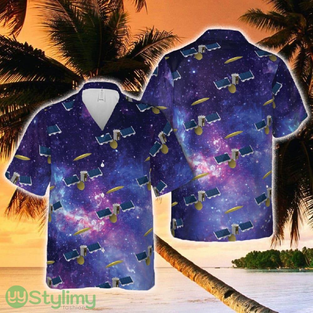 US Space Force Mobile User Objective System (MUOS) Hawaiian Shirt 2 US Space Force Mobile User Objective System (MUOS) Hawaiian Shirt - US Space Force Mobile User Objective System (MUOS) Hawaiian Shirt
