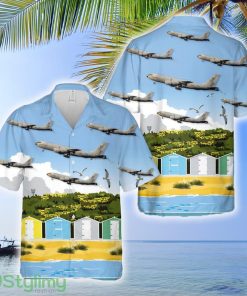 USAF 100th Air Refueling Wing Boeing KC-135 Stratotanker Hawaiian Shirt - USAF 100th Air Refueling Wing Boeing KC-135 Stratotanker Hawaiian Shirt