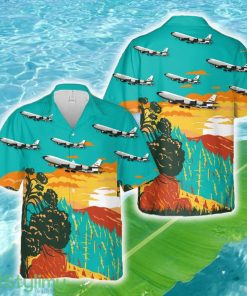 USAF 418th Flight Test Squadron Boeing KC-135R Stratotanker Hawaiian Shirt - USAF 418th Flight Test Squadron Boeing KC-135R Stratotanker Hawaiian Shirt