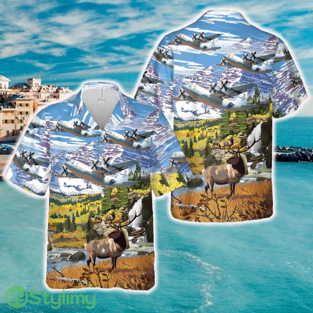 USAF Lockheed C-130H3 Hercules 52nd Airlift Squadron Colorado Hawaiian Shirt 2 USAF Lockheed C-130H3 Hercules 52nd Airlift Squadron Colorado Hawaiian Shirt - USAF Lockheed C-130H3 Hercules 52nd Airlift Squadron Colorado Hawaiian Shirt