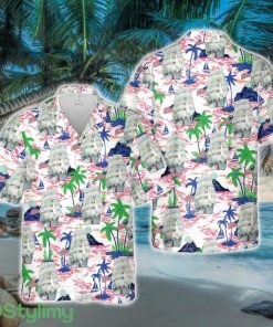 USCGC Eagle (WIX-327) Hawaiian Shirt - USCGC Eagle (WIX-327) Hawaiian Shirt