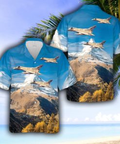 USMC Douglas F4D-1 Skyray (BuNo 134815) of Marine Fighter Squadron 115 (VMF-115) Able Eagles Hawaiian Shirt - 010324-172323