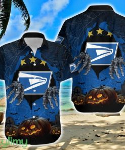 USPS Bright Brand New All Over Print Hawaiian Shirt For Summer - USPS Bright Brand New All Over Print Hawaiian Shirt For Summer