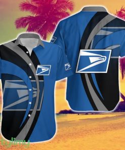 Usps Contemporary Logo AOP Hawaiian Shirt For Men And Women - Usps Contemporary Logo AOP Hawaiian Shirt For Men And Women