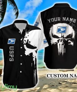 Usps Latest Logo Brand Hawaiian Shirt Skull Gift Summer Custom Name - Usps Latest Logo Brand Hawaiian Shirt Skull Gift Summer Custom Name