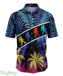 Vacation Tropical Coconut Palm Bigfoot Hawaiian Shirt For Men And Women Product Photo 1