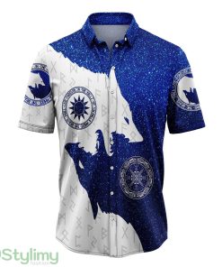 Viking Wolf Hawaiian Shirt 3D All Over Printed Hawaii Shirt Product Photo 1