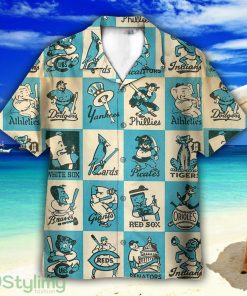 Vintage 1956 Baseball Team Mascots Hawaiian Shirt For Men Women Product Photo 1