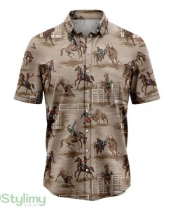 Vintage Cowboy Hawaiian Shirt For Men And Women Product Photo 1