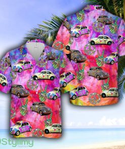 VW Beetle Sunflower Hippie Hawaiian Shirt - VW Beetle Sunflower Hippie Hawaiian Shirt