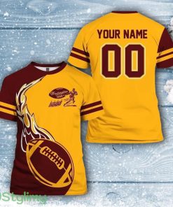 Washington Commanders Nfl 3D All Over Printed T Shirts Custom Name And Number Shirts For Big Fans Product Photo 1