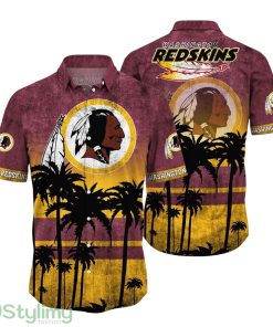 Washington Redskins Nfl Hawaiian Shirt Coconut Aloha Shirt Product Photo 1