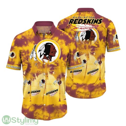 Washington Redskins NFL Hawaiian Shirt Tropical Pattern Graphic Summer Gift For Fans Product Photo 1