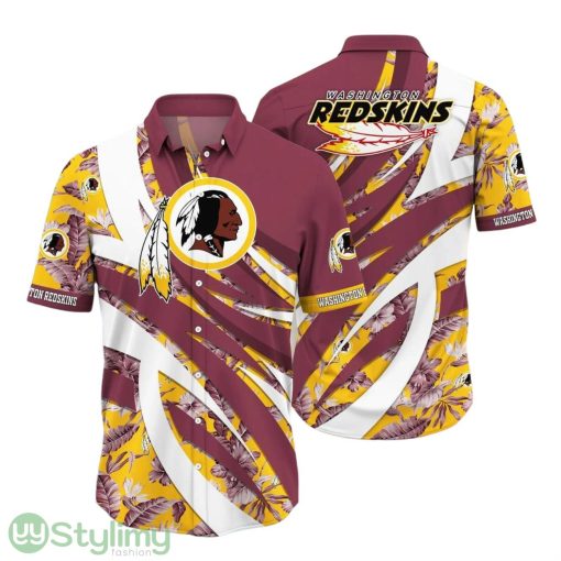Washington Redskins NFL Hawaiian Shirt Tropical Pattern Summer For Sports Football Fans