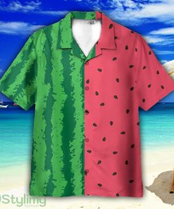Watermelon Tropical Funny Short Sleeve Shirts Hawaiian Shirt For Men Women Product Photo 1