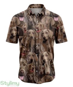 Weimaraner Awesome Hawaiian Shirt Short Sleeves Shirt Beach Gift Product Photo 1