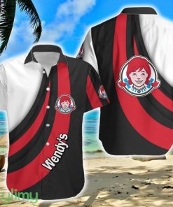 Wendy's Top Logo 3D Hawaiian Shirt Gift For Fans - Wendy's Top Logo 3D Hawaiian Shirt Gift For Fans