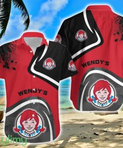 Wendy's Trendy Brand All Over Print Hawaiian Shirt Men And Women Gift - Wendy's Trendy Brand All Over Print Hawaiian Shirt Men And Women Gift