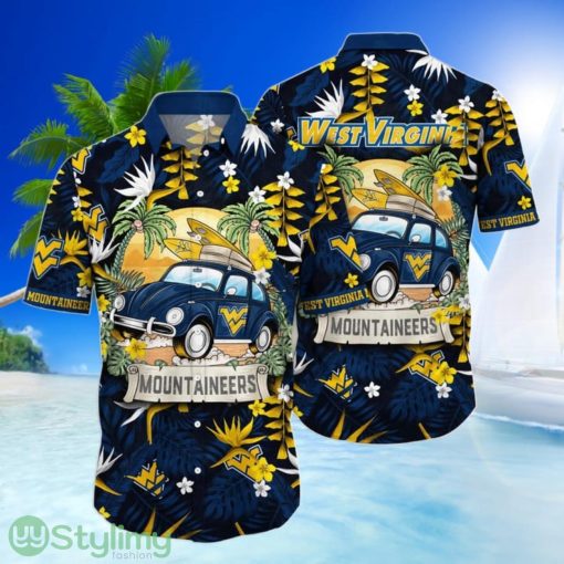 West Virginia Mountaineers NCAA2 Car Go To beach Hawaiian Shirt Funny Summer Gift