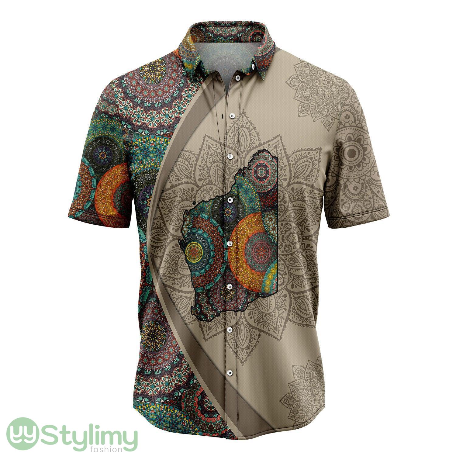 Western Australia Mandala Hawaiian Shirt 3D Printed Cute Summer Gift For Mne ANd Women 2 Western Australia Mandala Hawaiian Shirt 3D Printed Cute Summer Gift For Mne ANd Women Product Photo 1