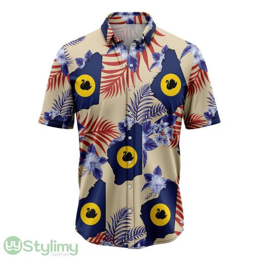 Western Australia Proud Hawaiian Shirt 3D Printed Cute Summer Gift For Mne ANd Women