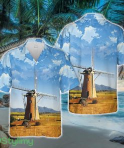 Western Australia The Lily Dutch Windmill Hawaiian Shirt - Western Australia The Lily Dutch Windmill Hawaiian Shirt