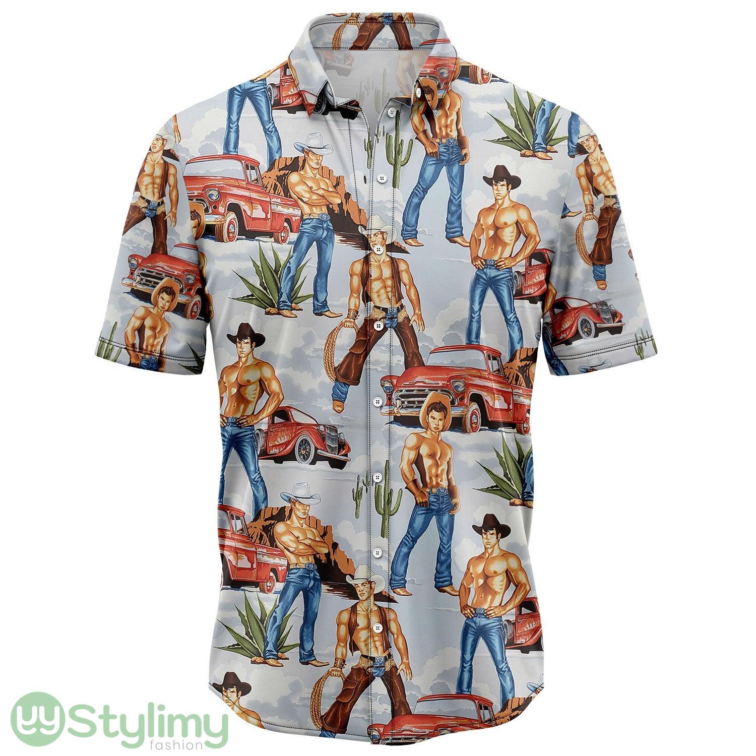 Western Cowboy Hawaiian Shirt 3D Printed Cute Summer Gift For Mne ANd Women 2 Western Cowboy Hawaiian Shirt 3D Printed Cute Summer Gift For Mne ANd Women Product Photo 1