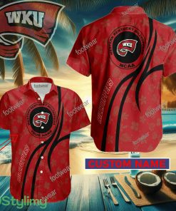 Western Kentucky Hilltoppers Custom Name Hawaiian Shirt New For Men Women Fans Gift - Western Kentucky Hilltoppers Custom Name Hawaiian Shirt New For Men Women Fans Gift