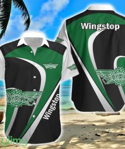 Wingstop Stylish Logo Beach Hawaiian Shirt For Men And Women - Wingstop Stylish Logo Beach Hawaiian Shirt For Men And Women