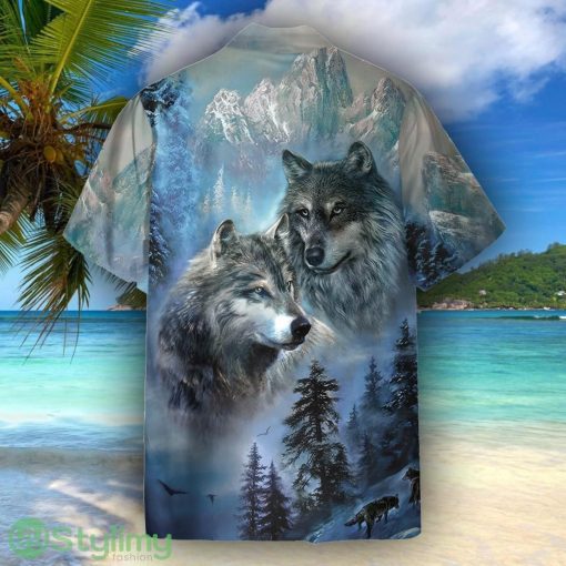 Wolf Couple Best Gift For Animal Lover Hawaiian Shirt For Men Women