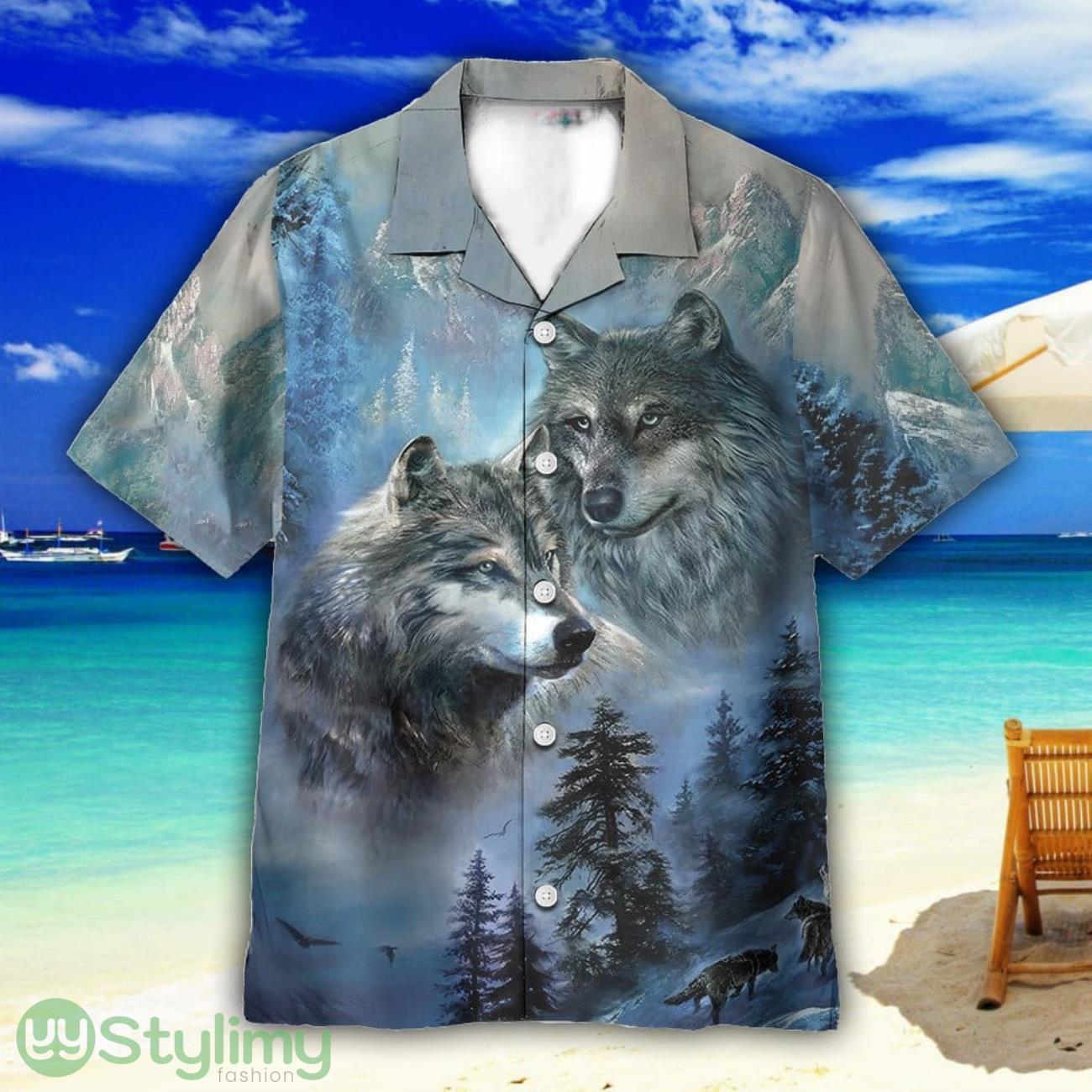 Wolf Couple Best Gift For Animal Lover Hawaiian Shirt For Men Women 2 Wolf Couple Best Gift For Animal Lover Hawaiian Shirt For Men Women Product Photo 1