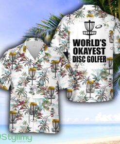 World's Okayest Disc Golft Hawaiian Shirt - World's Okayest Disc Golft Hawaiian Shirt